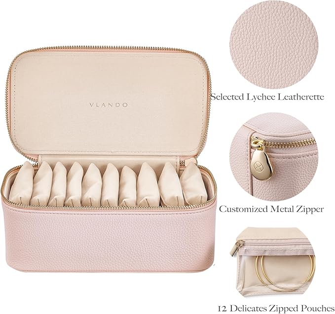 Jewelry Box with Clear Velvet Jewelry Bags