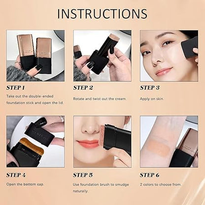 2 in 1 Korean Foundation Stick ™