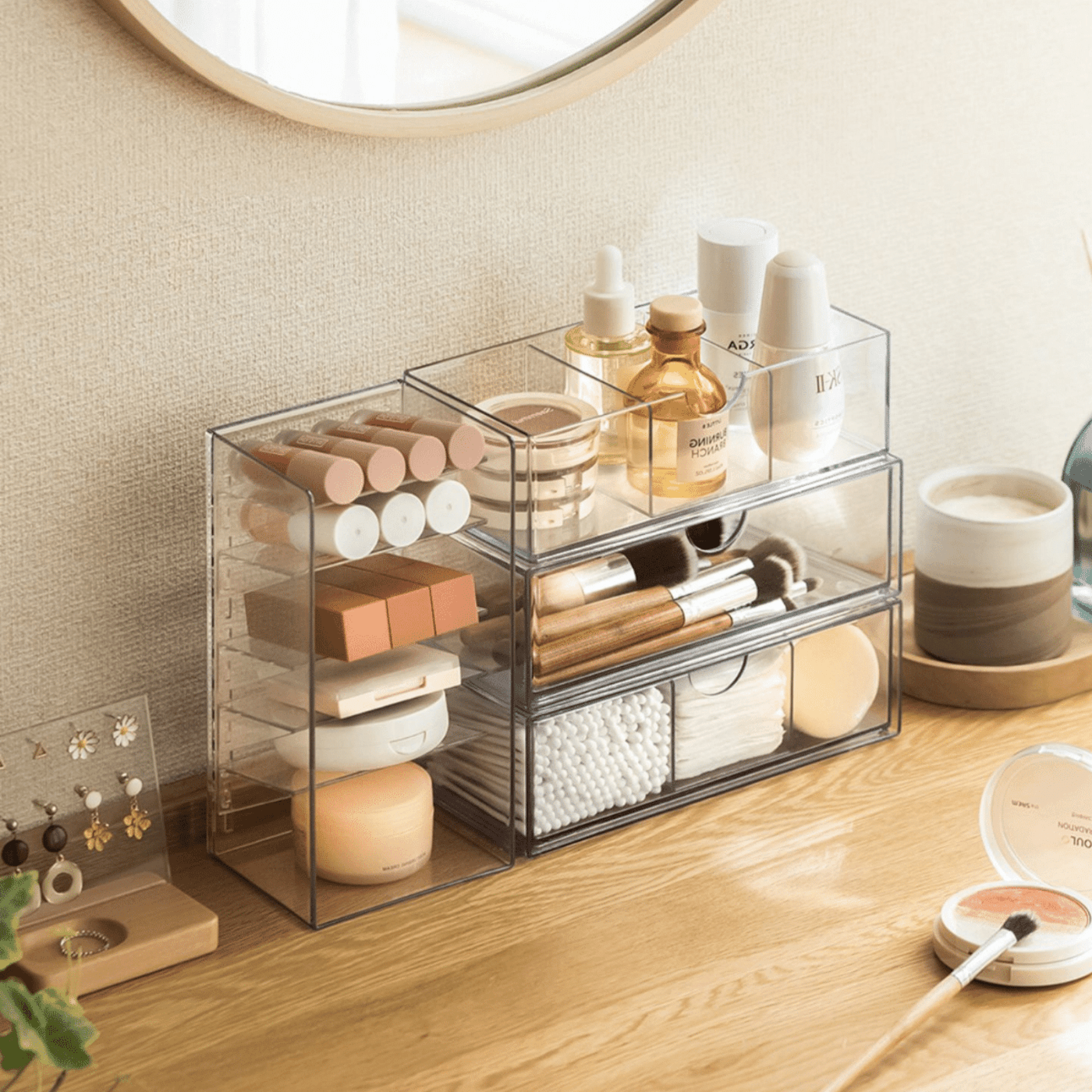 Acrylic Smart Cosmetic Organizer