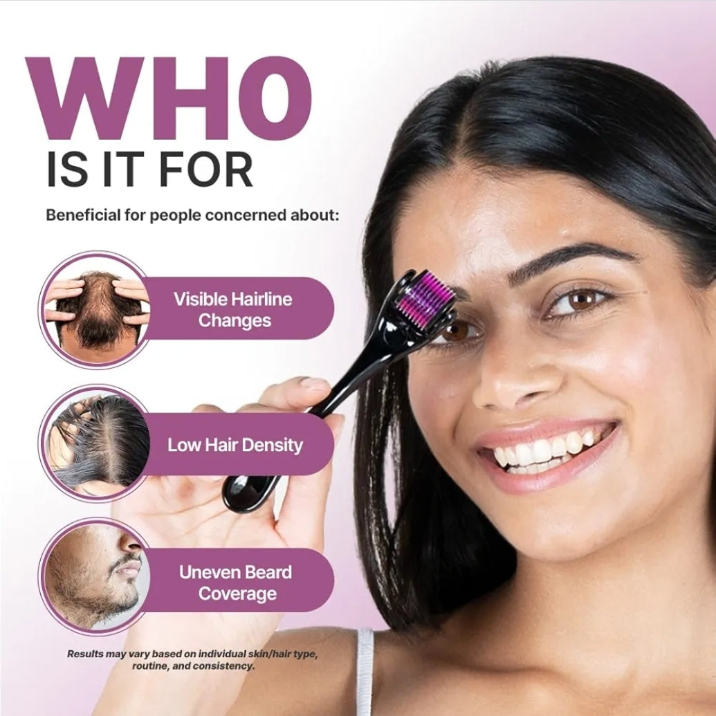 Derma Roller 0.5mm – Beard & Hair Growth Booster™