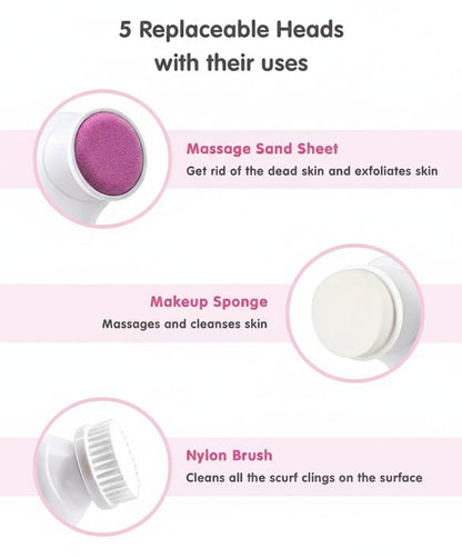 5-in-1 Electric Face Cleansing & Massage Kit™