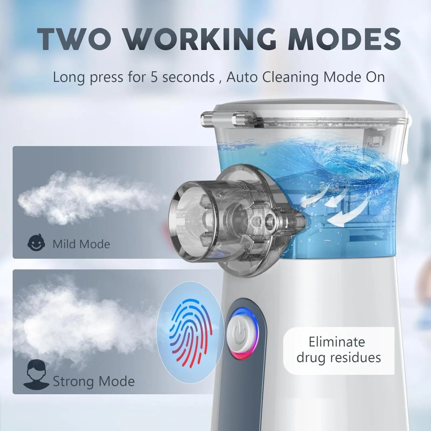 wintter product - Handheld Portable Mesh Nebulizer