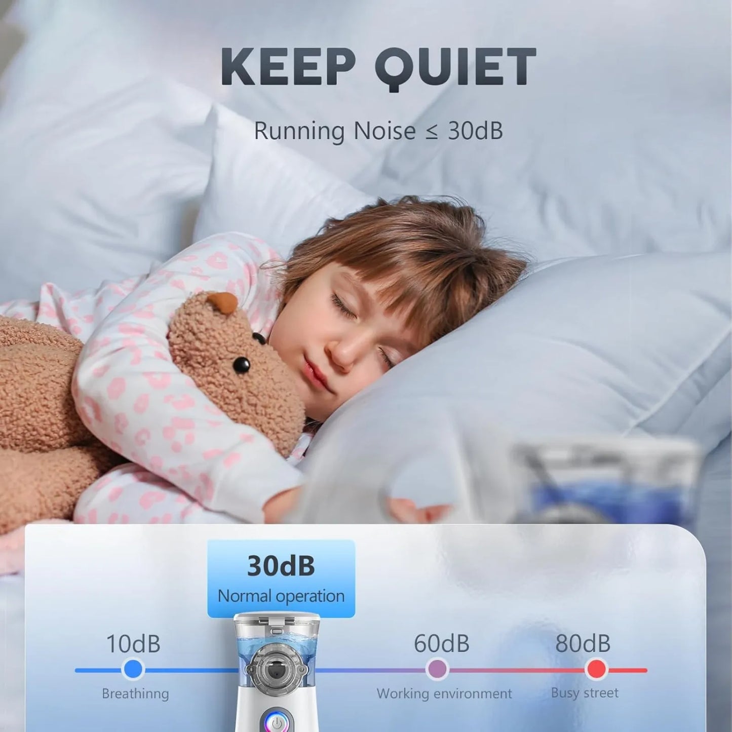 wintter product - Handheld Portable Mesh Nebulizer